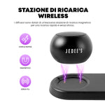 Mini Altoparlante duo Bluetooth con stazione di ricarica magnetica Jedee's