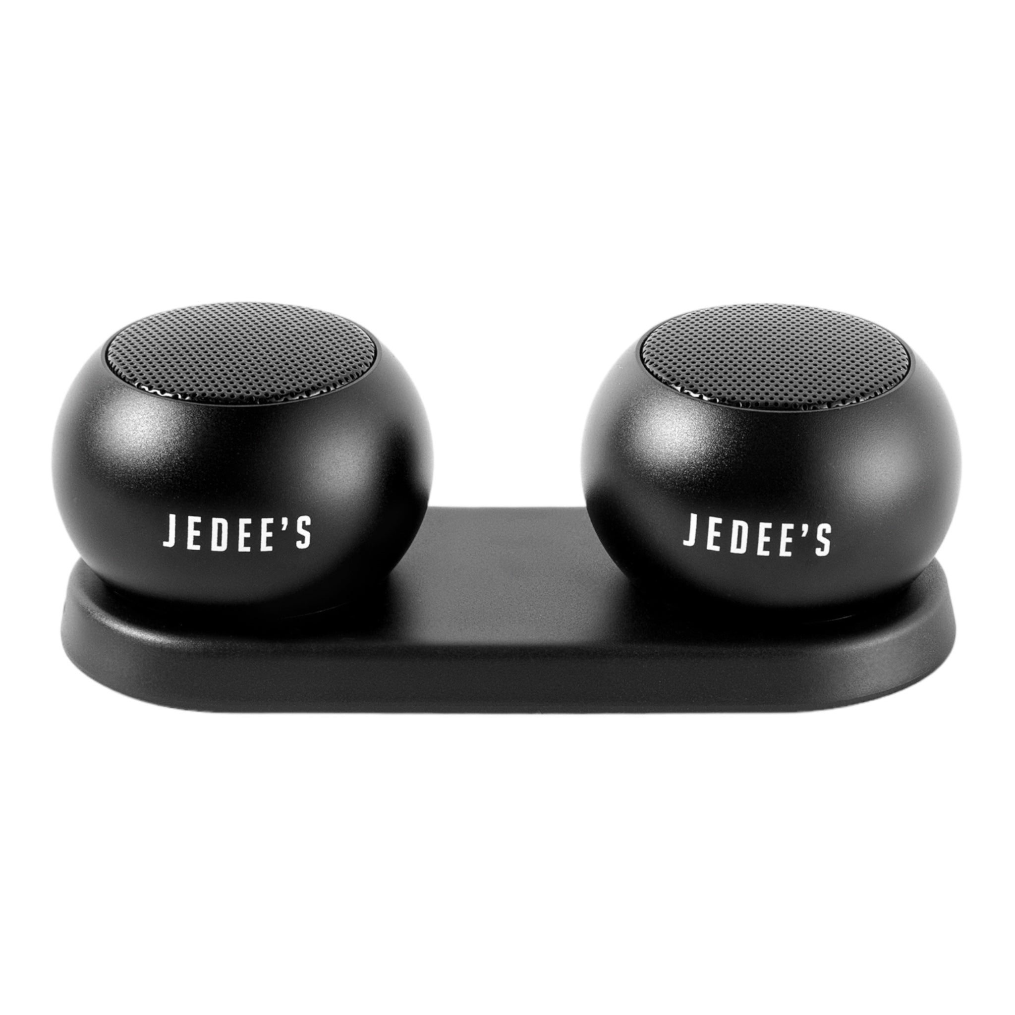 Mini Bluetooth duo speaker with magnetic charging station Jedee's